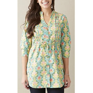 MATILDA JANE Floral 3/4 Sleeve Tunic